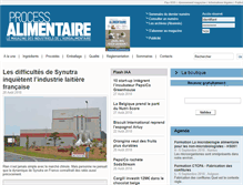Tablet Screenshot of processalimentaire.com